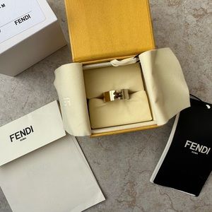 FENDI Forever Fendi Silver & Gold Ring